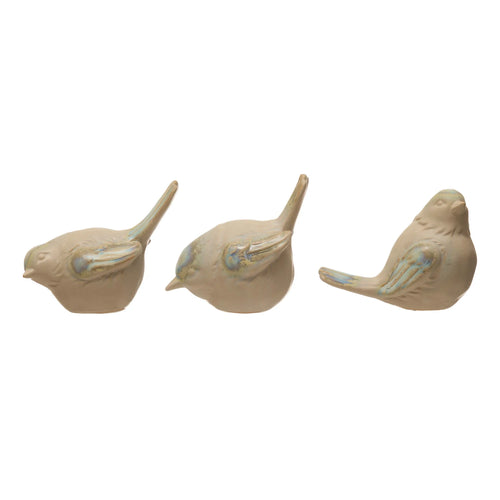 Stoneware Glazed Bird