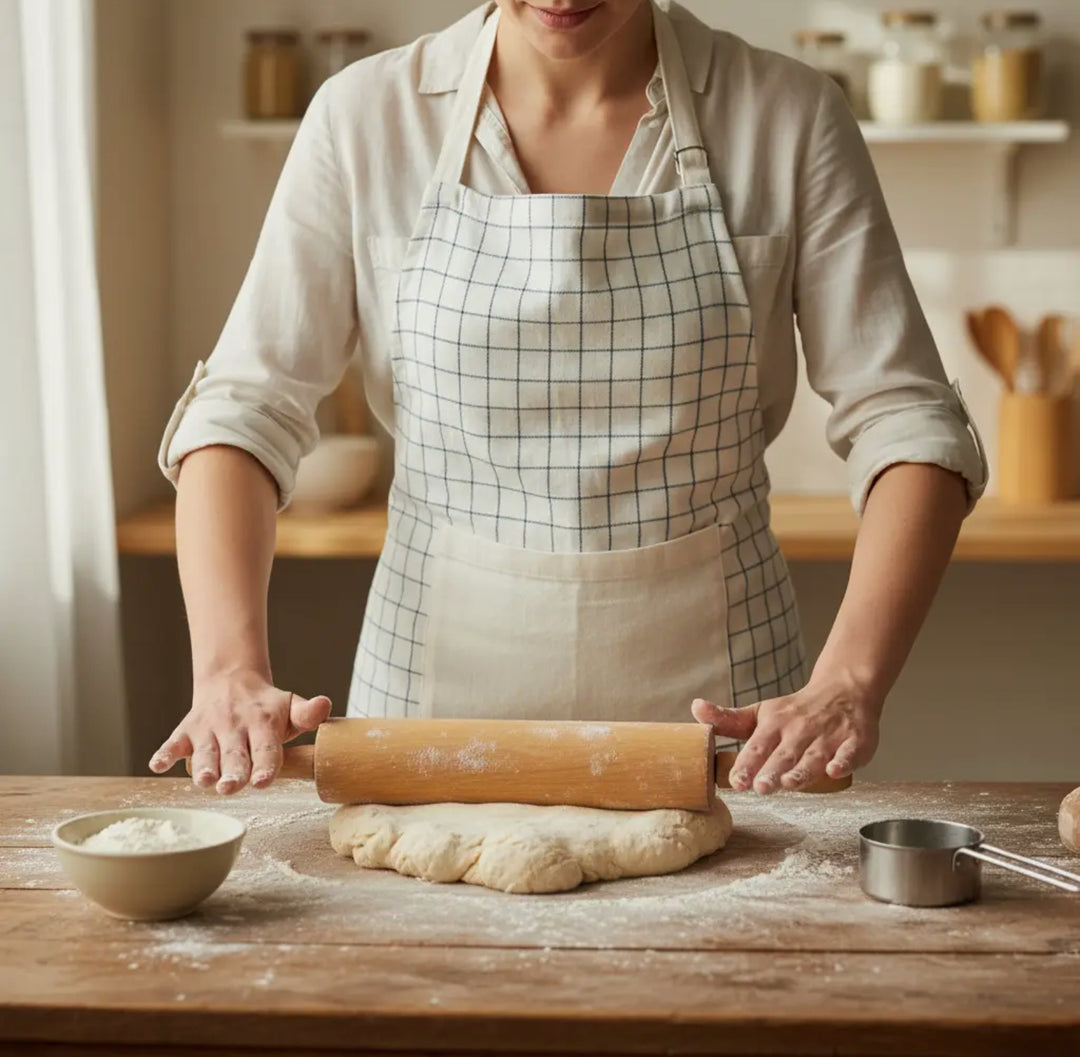 Classic Check Cotton Apron