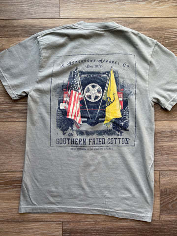 Red Flag Jeep Tee