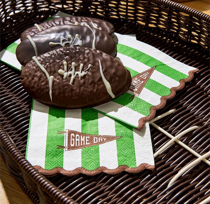 Touchdown Stripe Party Napkins