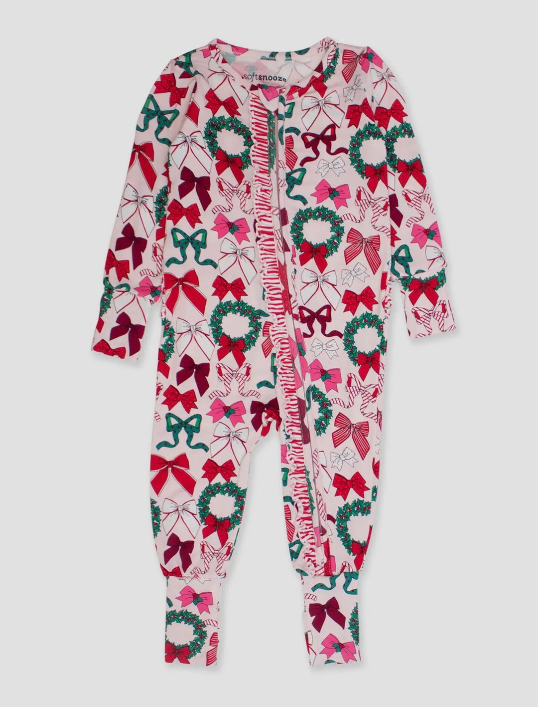 Bows & Wreaths Convertible Onesie
