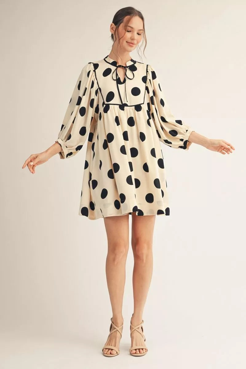 Classic Charm Polka Dot Dress