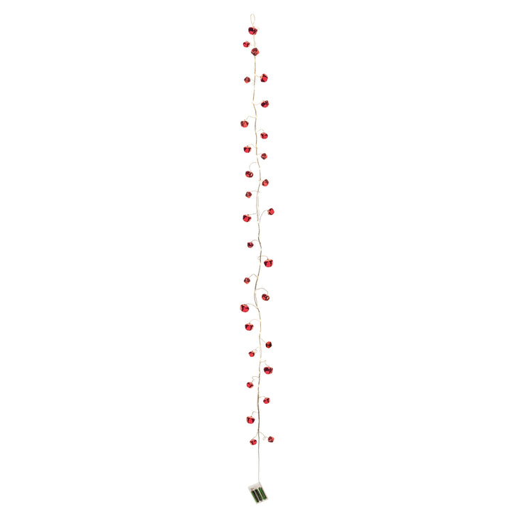 Christmas Glow LED Sleigh Bell Garland – 4.5′