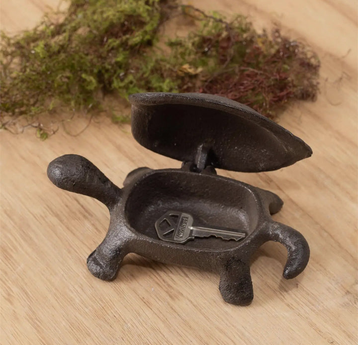 Cast Iron Turtle Key Hider