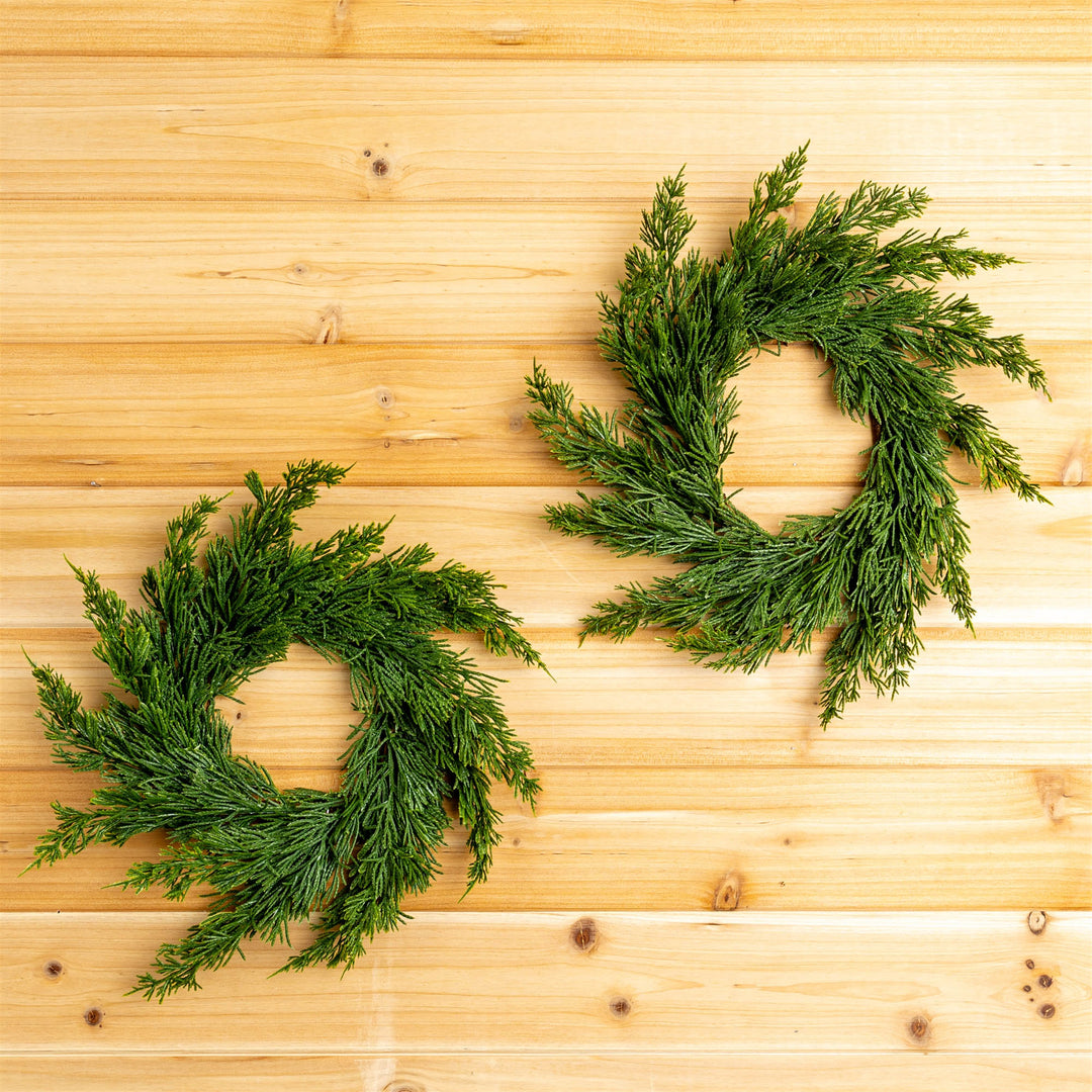 Woodland Pine Candle Ring – 16″