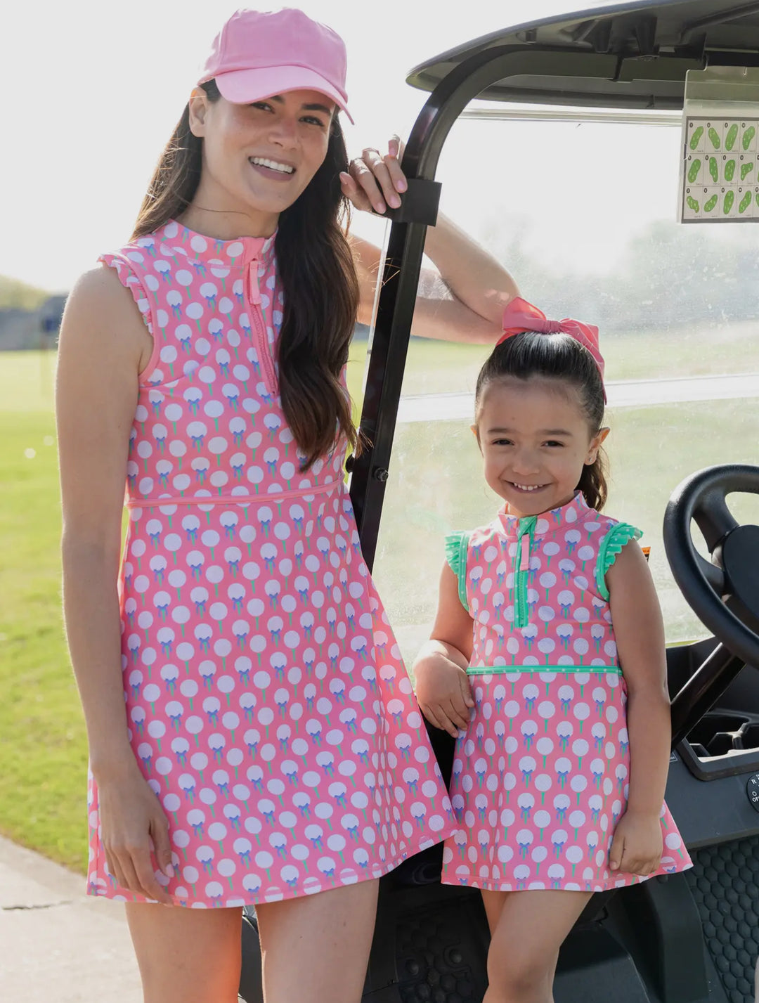 Pink Tee Time Ruffle Dress with Biker Shorts