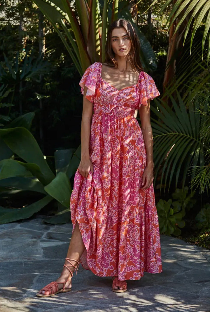 Hibiscus Haven Maxi Dress