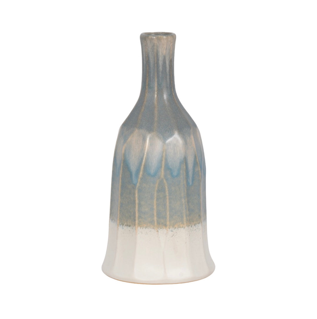 Blue Horizon Reactive Glaze Vase