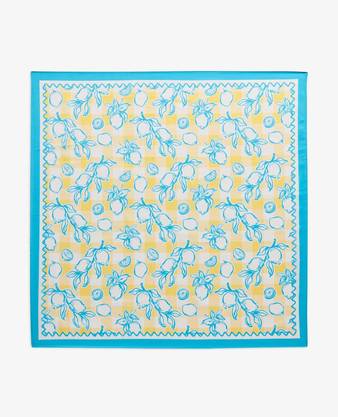 Lemon Picnic Square Scarf