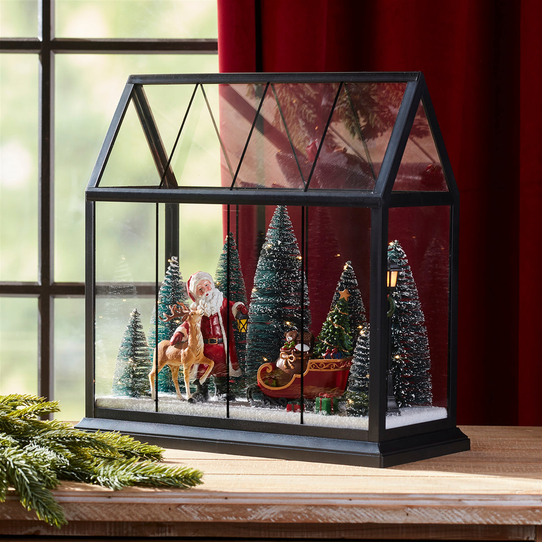 Santa's Enchanted Christmas Greenhouse