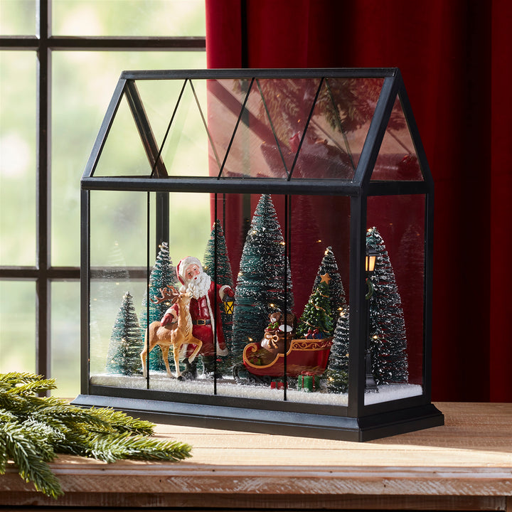 Santa's Enchanted Christmas Greenhouse