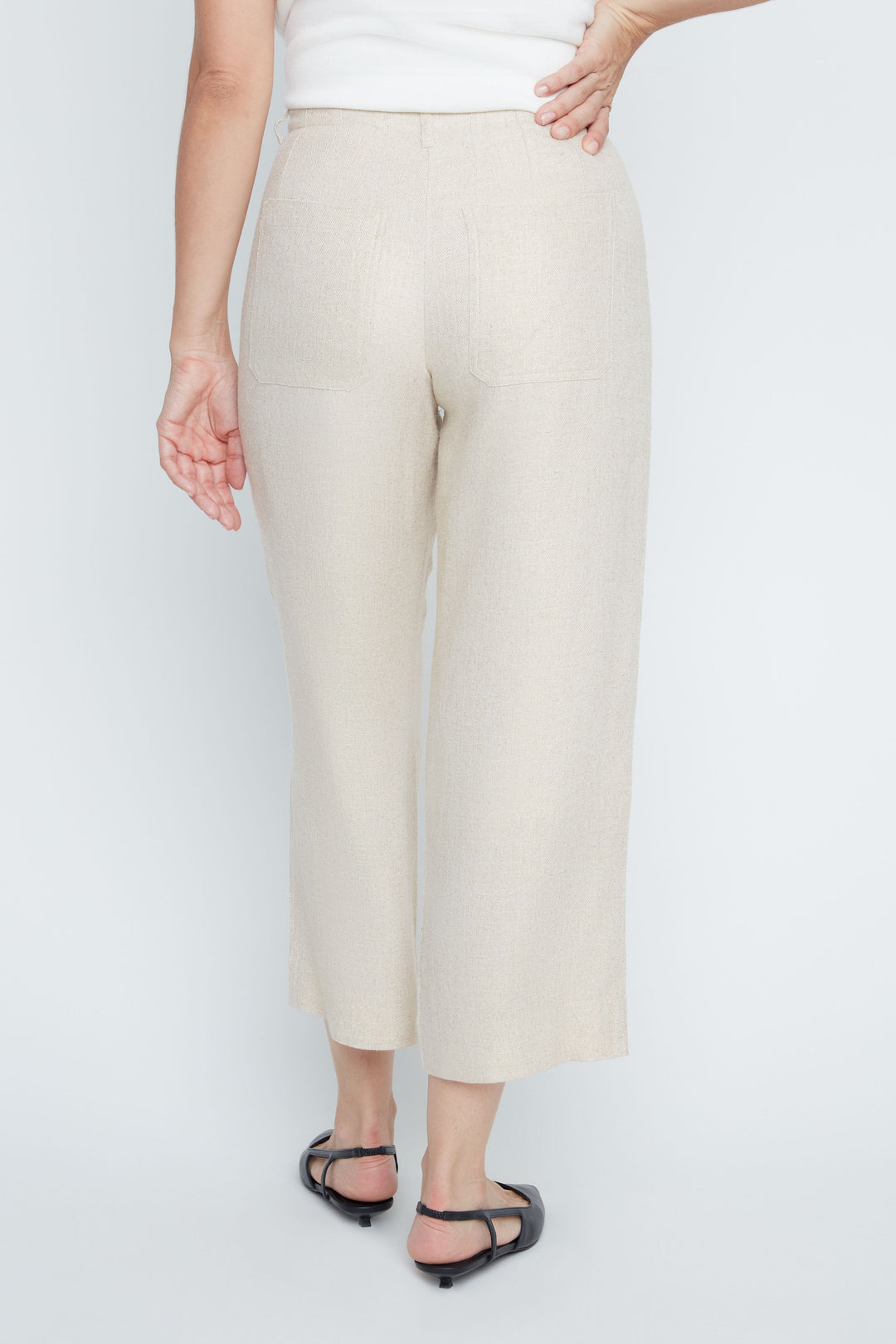 Sandstone Cropped Trousers