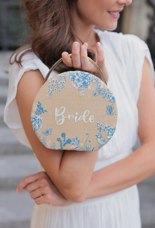 Natural Bride Floral Bag