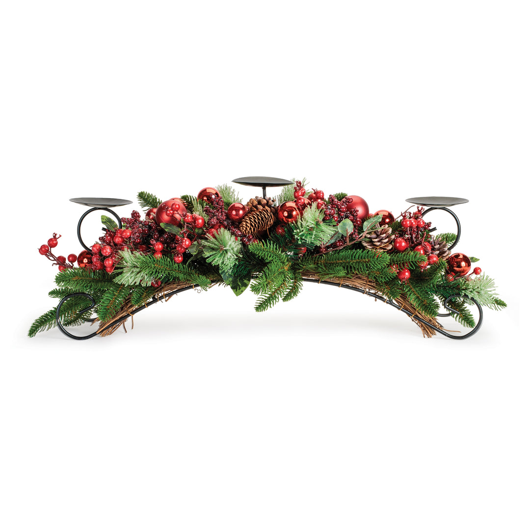 Snowy Pine Centerpiece