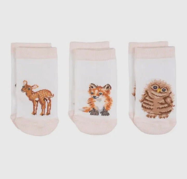 Little Forest Baby Socks - Set of 3