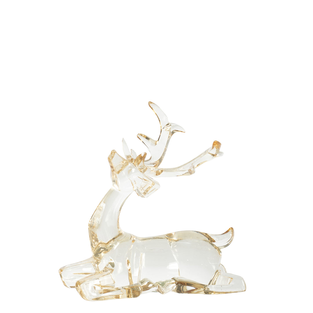 Crystal Elegance Reindeer Figurines