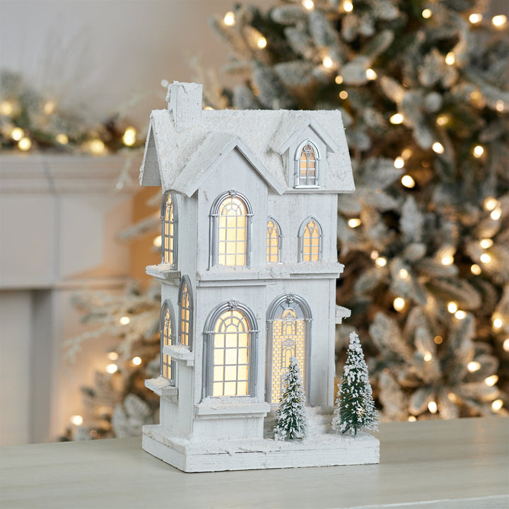 Winterglow Snowy LED Christmas House