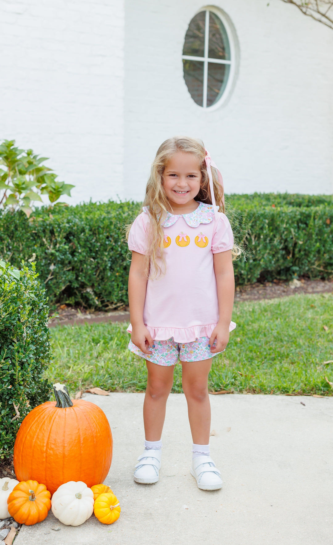 Pretty Pumpkin Patch Short Set