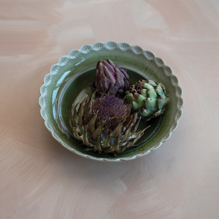 Scalloped Edge Bowl