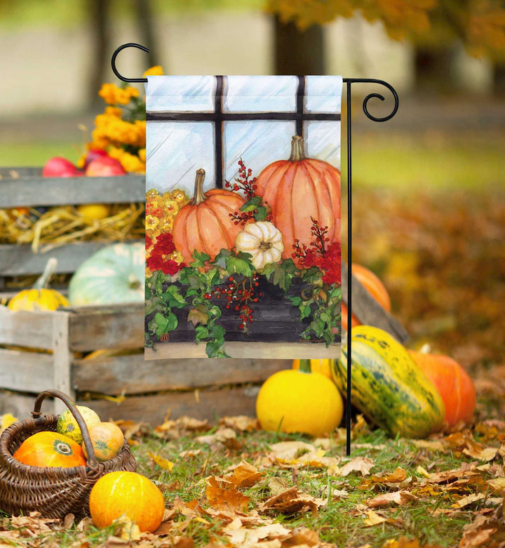 Autumn Windowbox Garden Flag