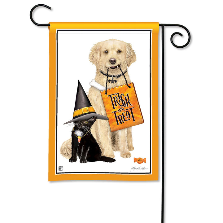 Trick or Treat Pals Garden Flag