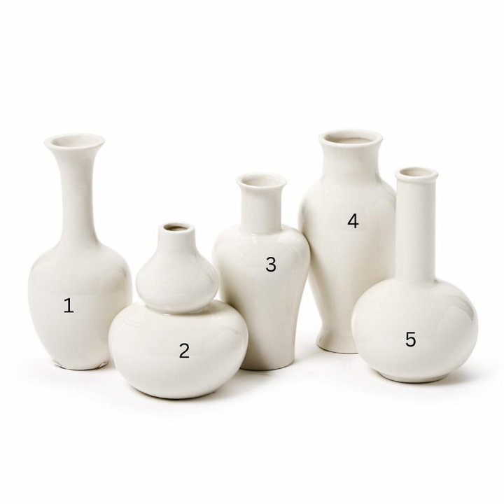 Modern Porcelain Bud Vase