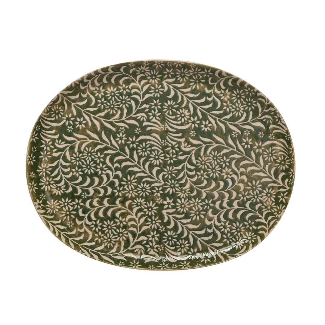 Meadow Bloom Stoneware Platter