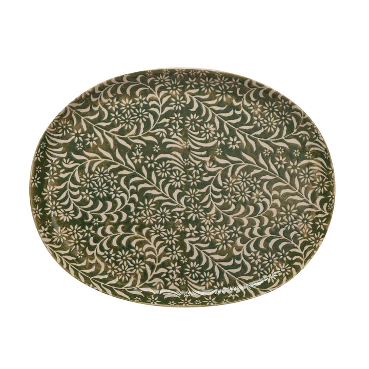 Meadow Bloom Stoneware Platter