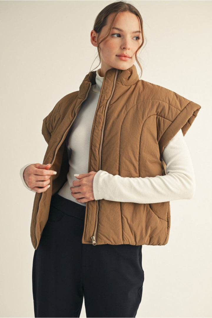 Canyon Padded Cap Sleeve Vest