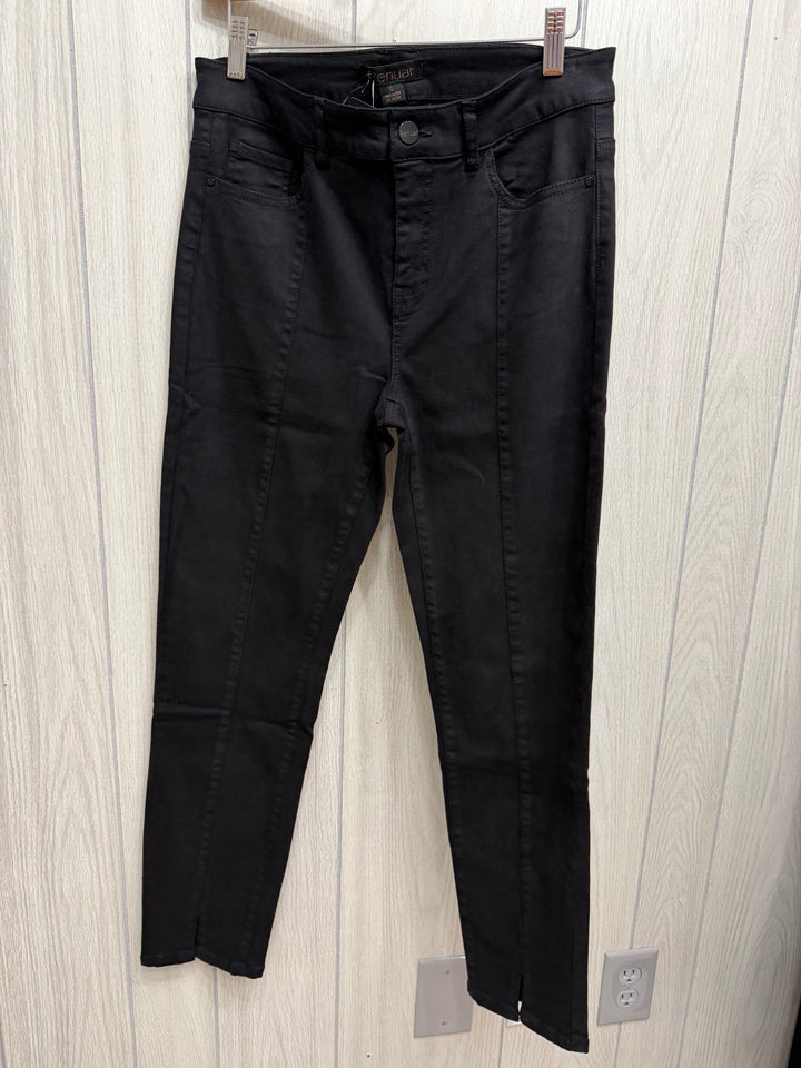 Renuar Luxe Slim Ankle Pant – Black