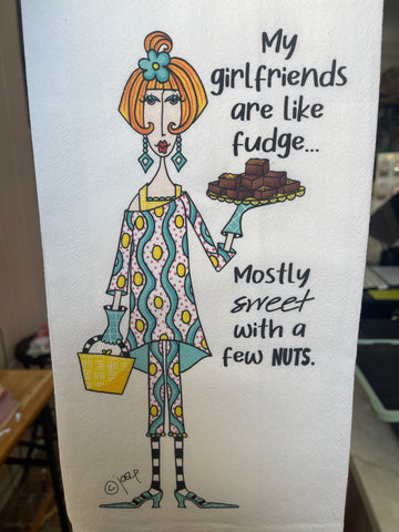 Sweet with a few Nuts Tea Towel