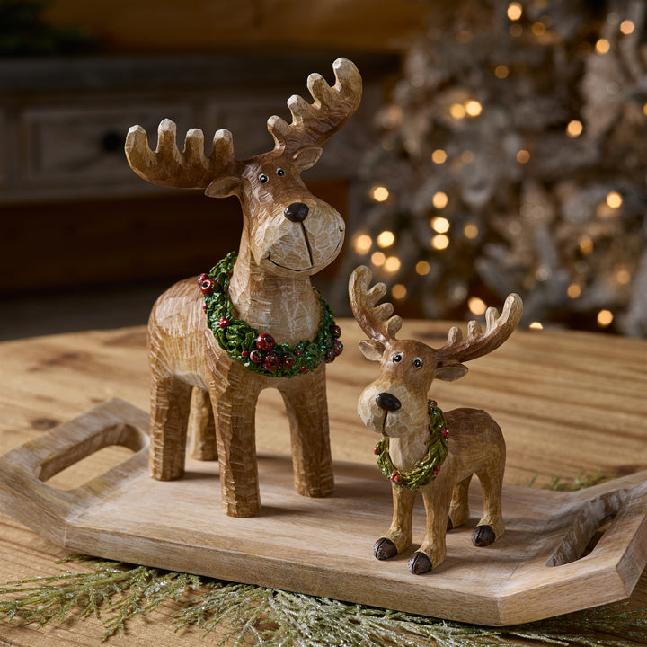 Woodland Joy Reindeer Figurine – 5.25″