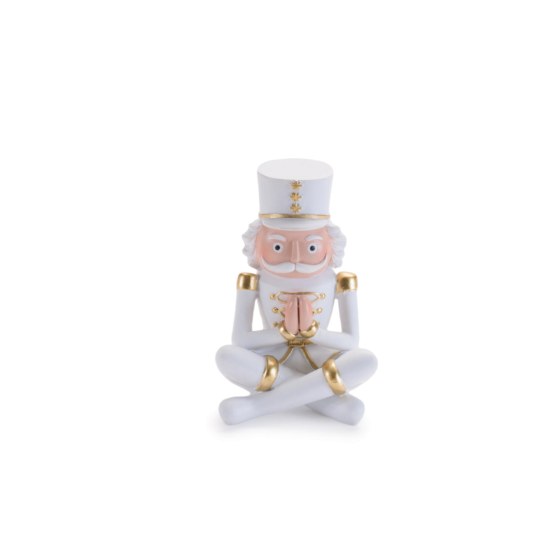 Peace, Pose & Christmas Cheer White Yoga Soldiers