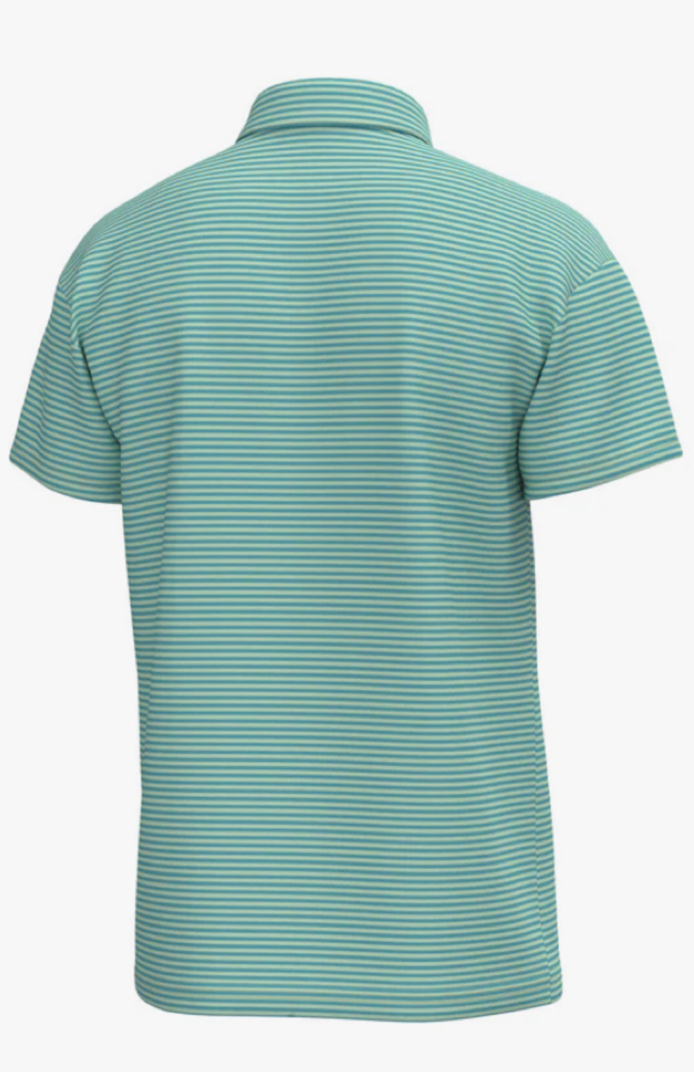 Morgan Stripe Performance Polo - Spring Green