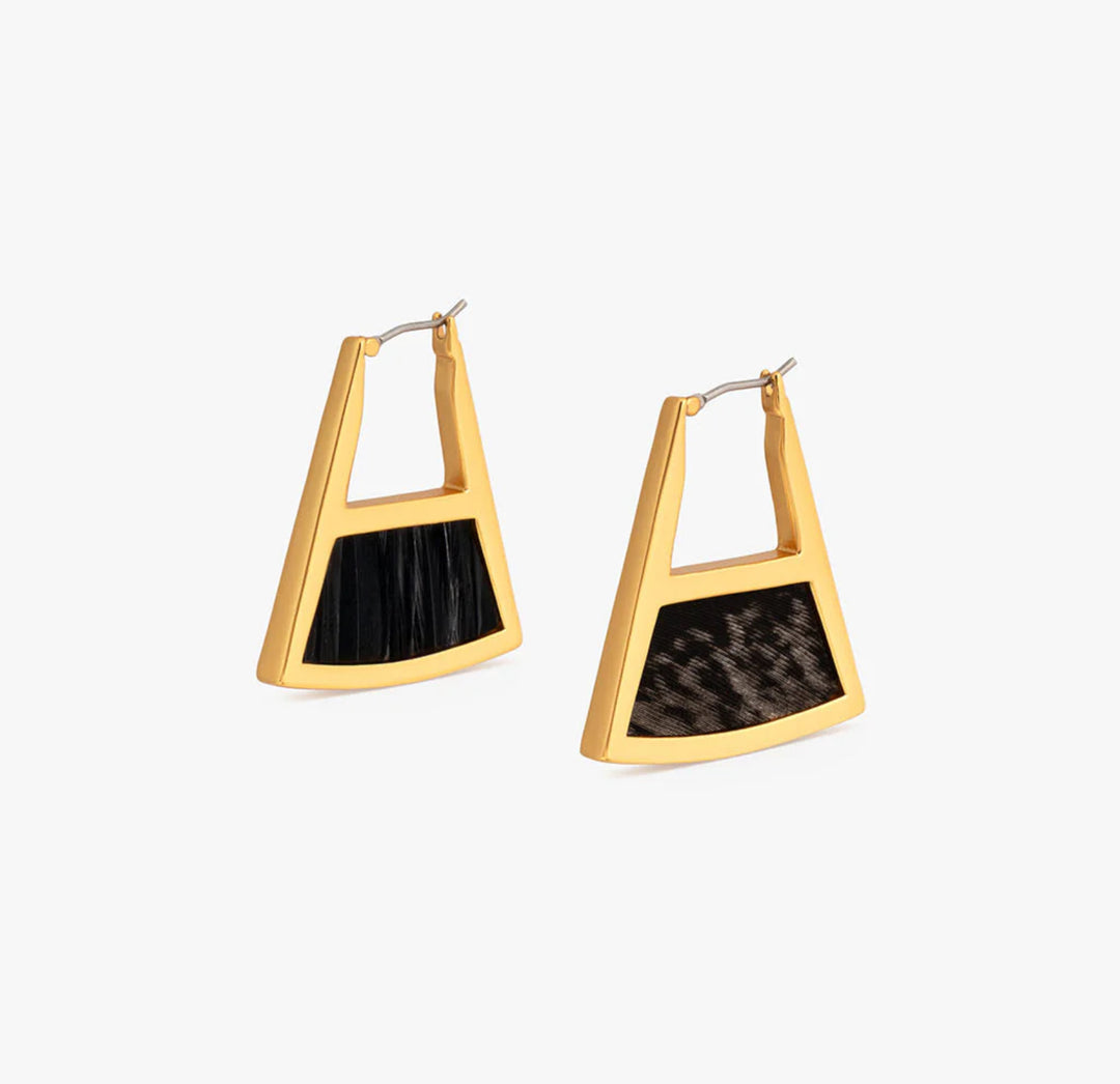 Emma Triangle Hoop Earrings - FINAL SALE