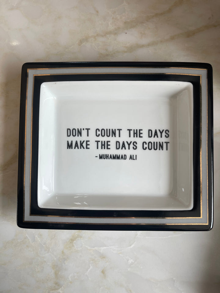 Wise Sayings Porcelain Tray