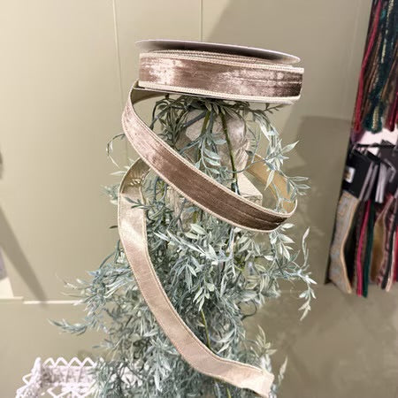 John Mark Enterprises: Old Gold Velvet Ribbon