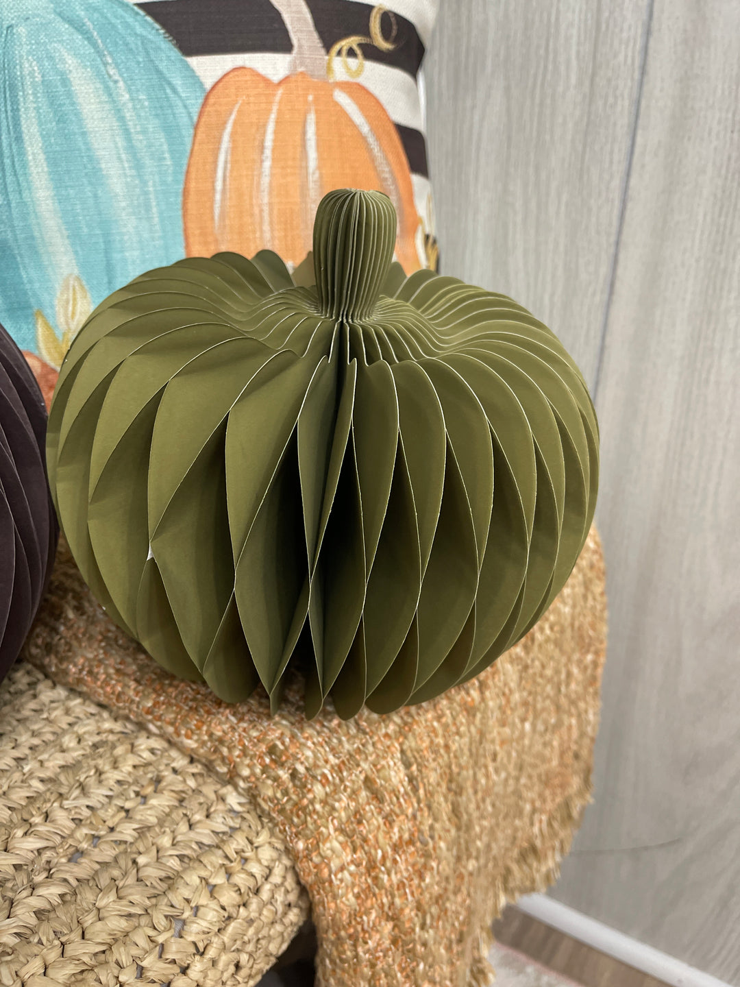 Paper Accordion Pumpkins
