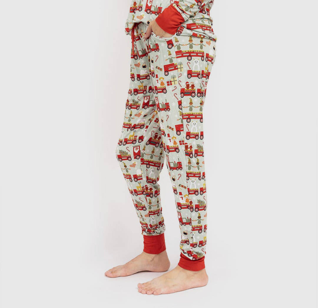 Christmas Train Jogger PJ Pants