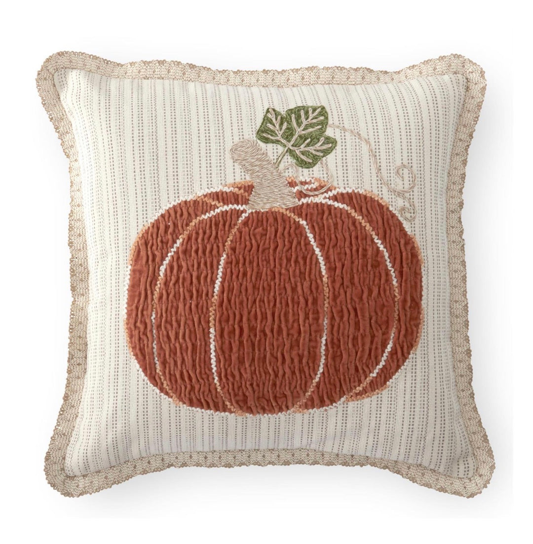 Harvest Cottage Pumpkin Pillow