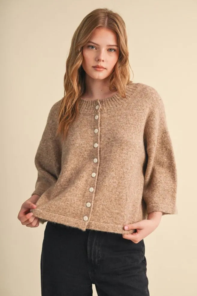 The Ellison Button Cardigan
