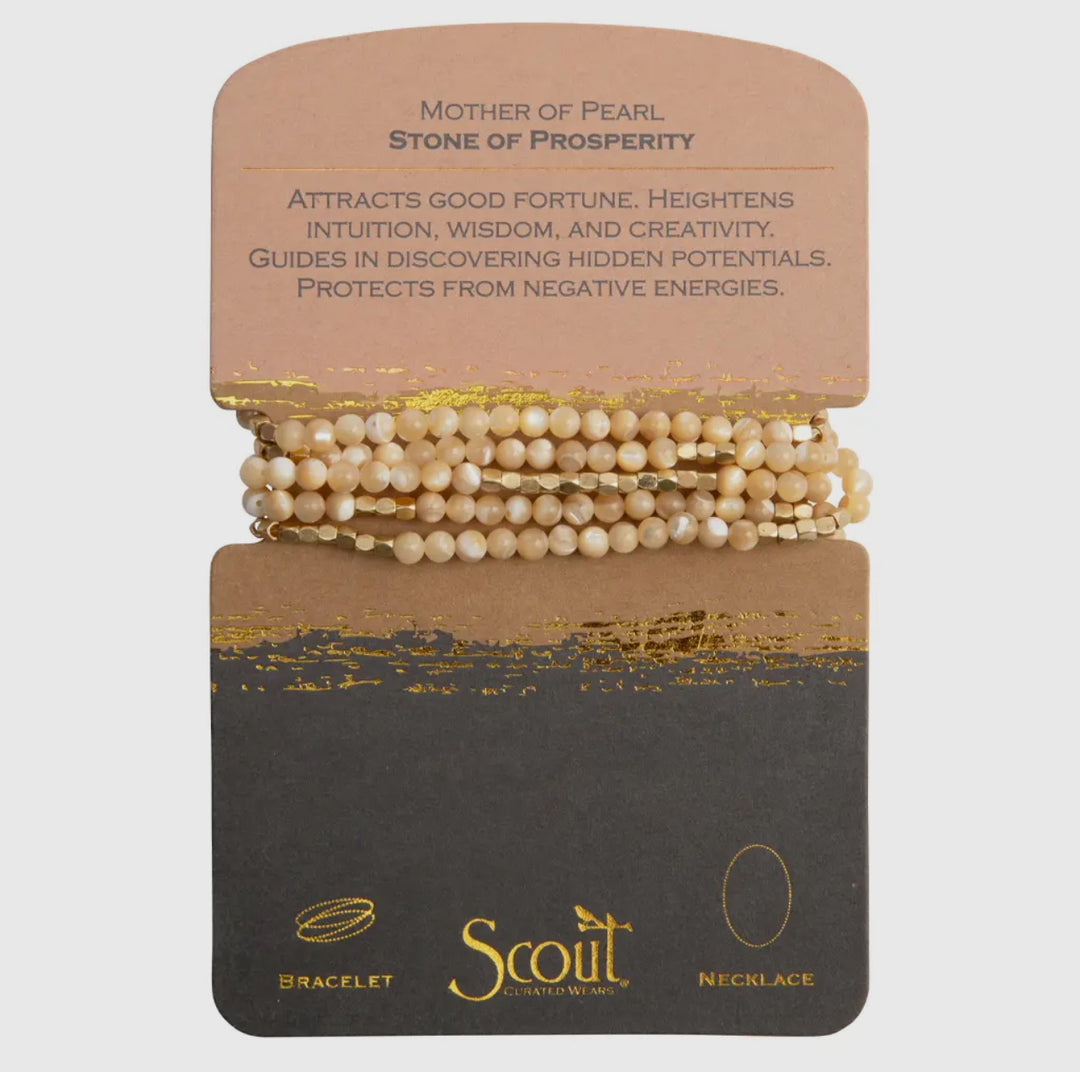 Stone Wrap Bracelet/Necklace