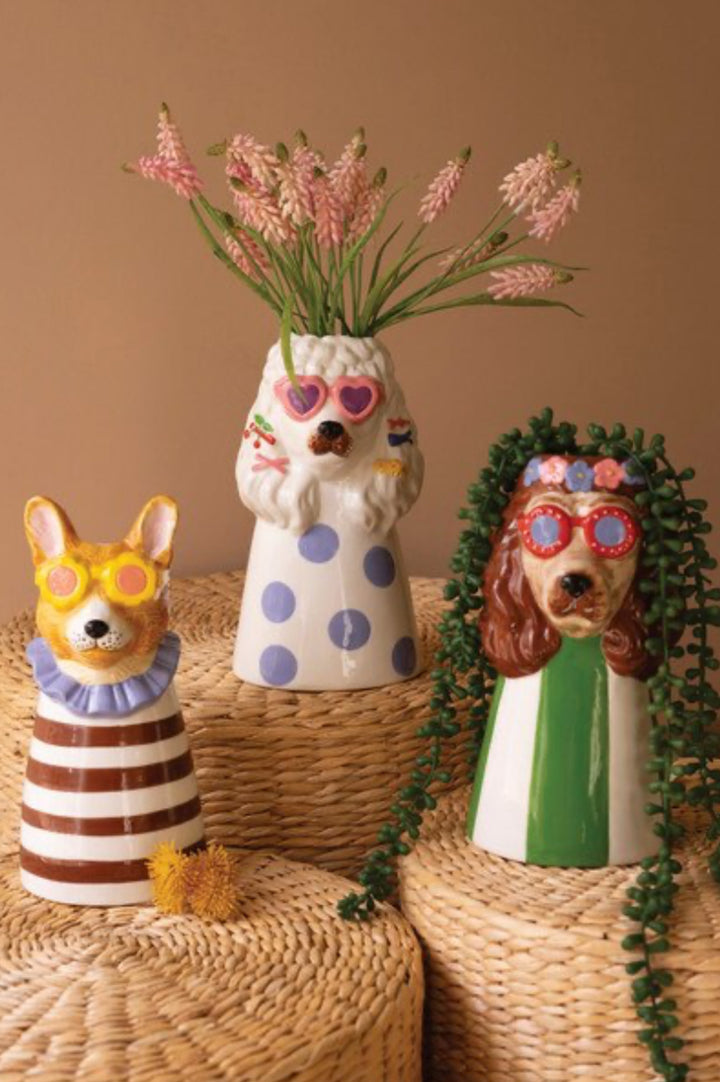 The Social Pups Vase Collection