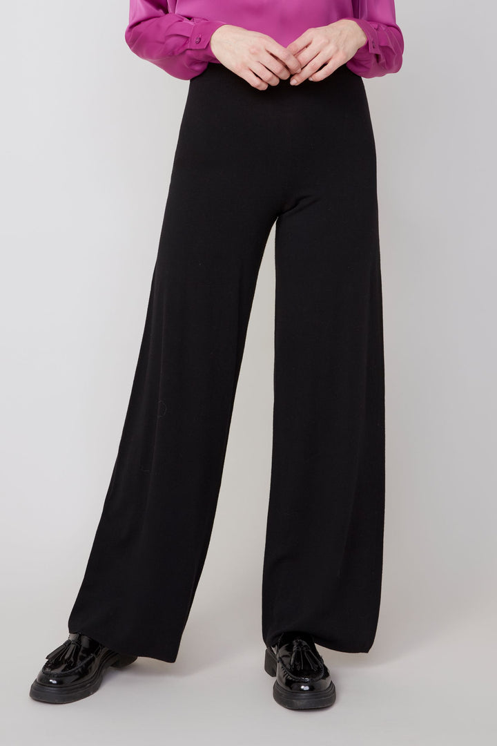 Power Play Wide-Leg Pant – Black