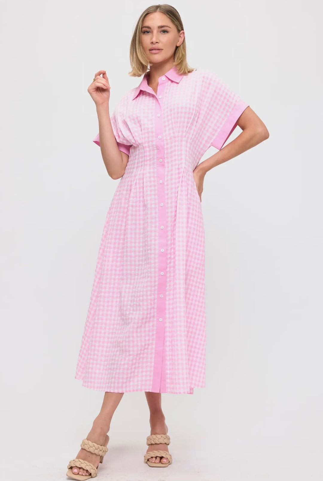 Pink Picnic Promenade Midi Dress