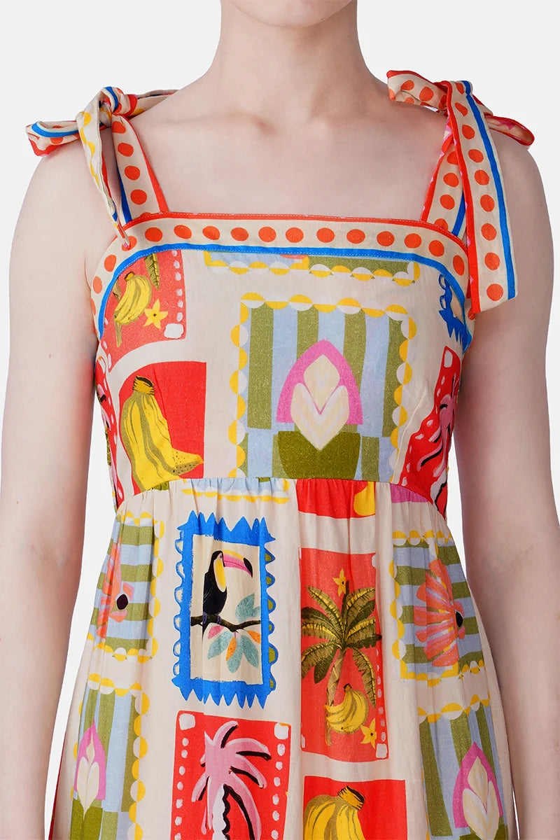 Tropic Postcard Maxi Dress