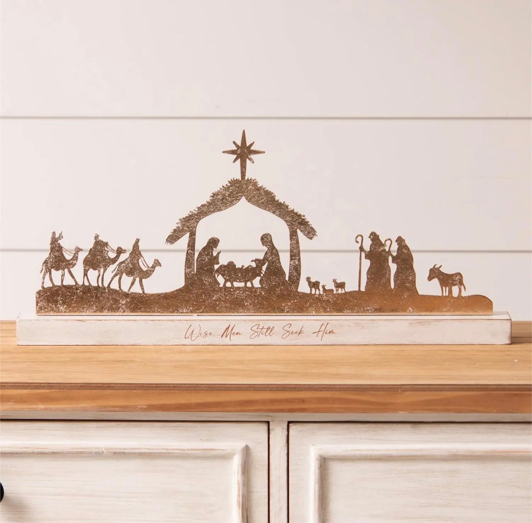 Wise Men Still Seek Him Nativity Silhouette