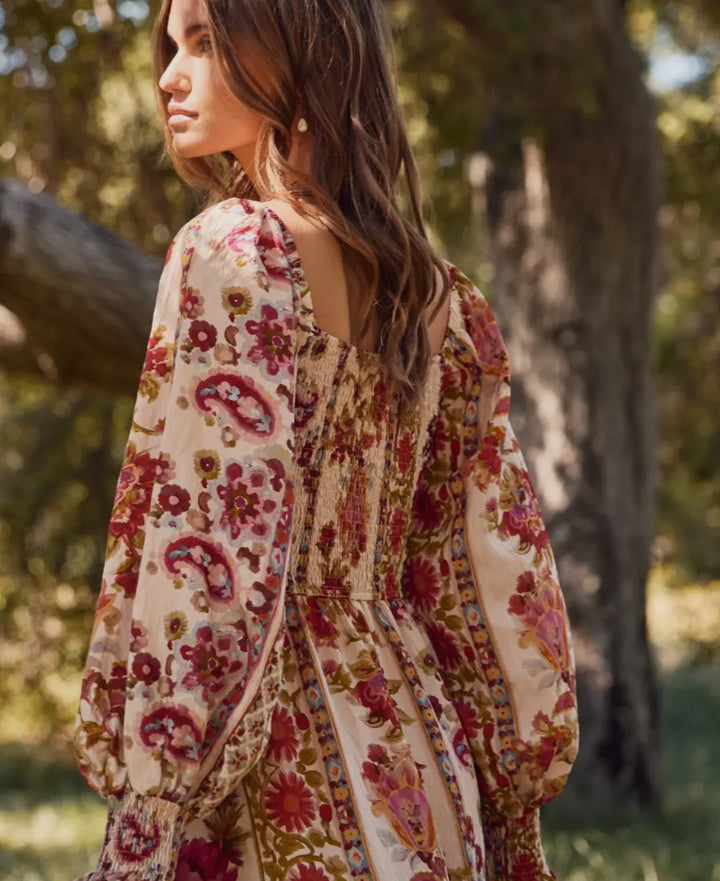 Meadowlight Smocked Maxi Dress
