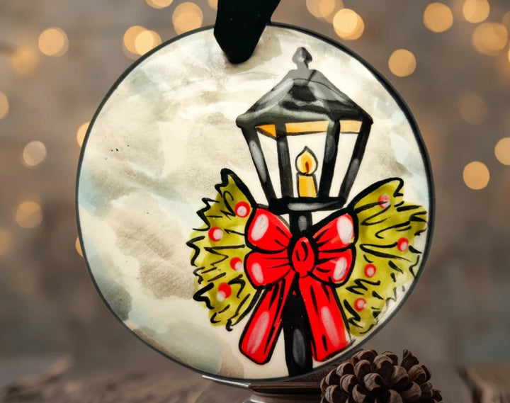 Hand Painted Disc Ornament Collection