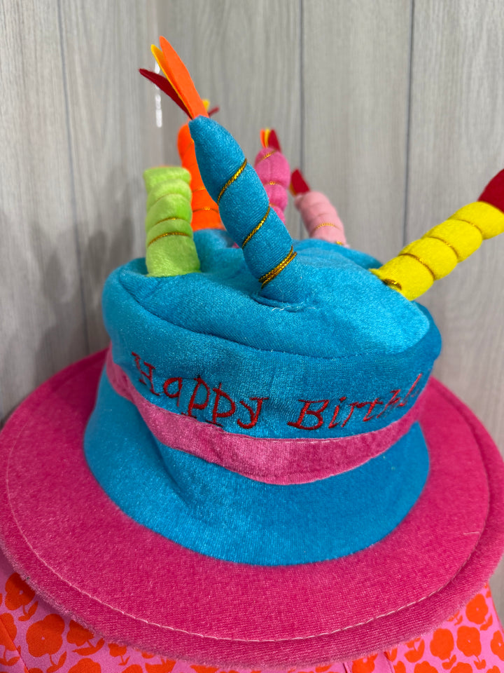 Velvet Birthday Cake Hat